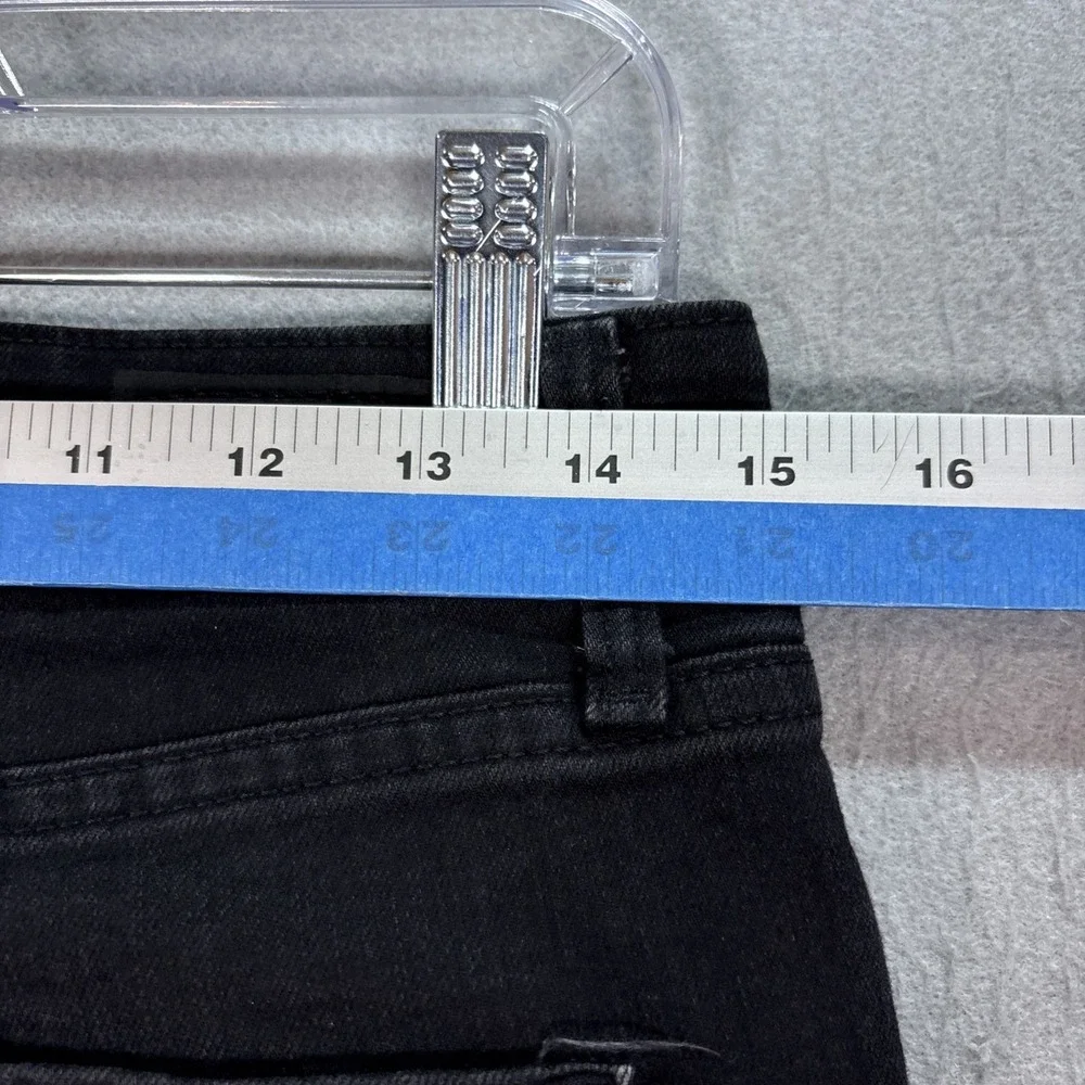 Levis Jeans Womens 8 Black Demi Curve Mid Rise Skinny Denim Stretch